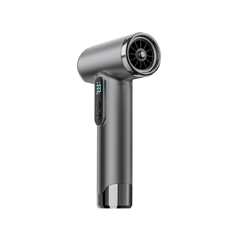 Grey Wireless Rechargeable Hot & Cold Hair Dryer - Lightweight Portable Blow