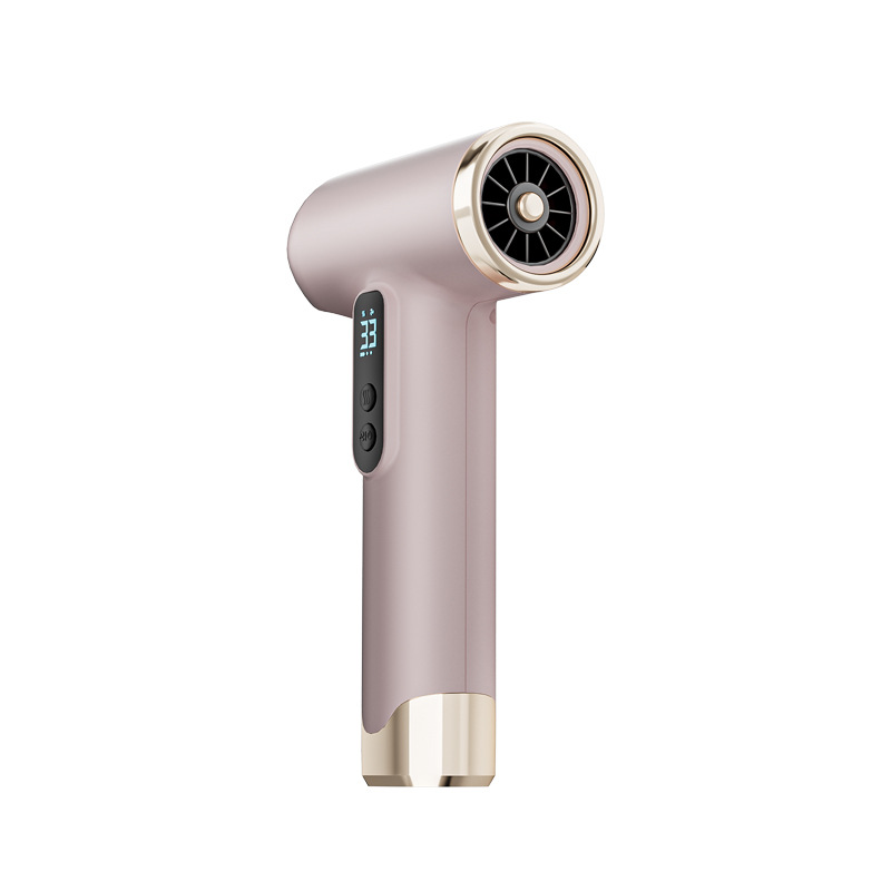 Pink Wireless Rechargeable Hot & Cold Hair Dryer - Lightweight Portable Blow