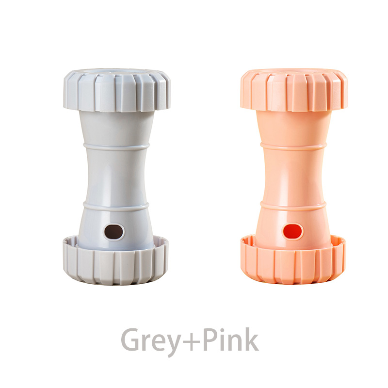 2 Pack（Grey+Pink）: Cat and Dog Treat Dispenser Toy – Interactive