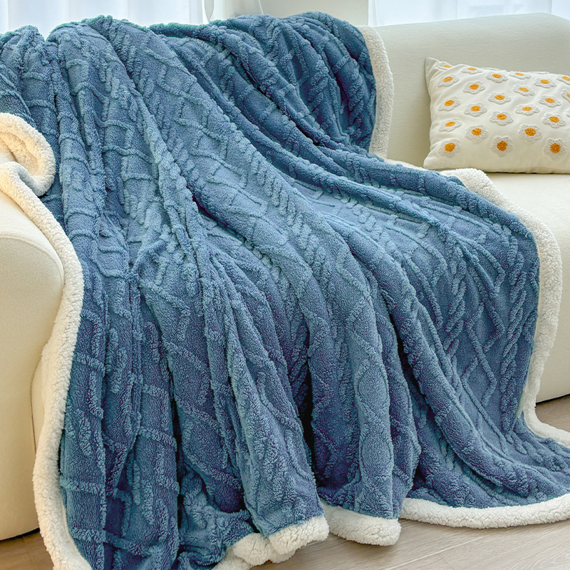 Blue 180*200cm Double Blanket