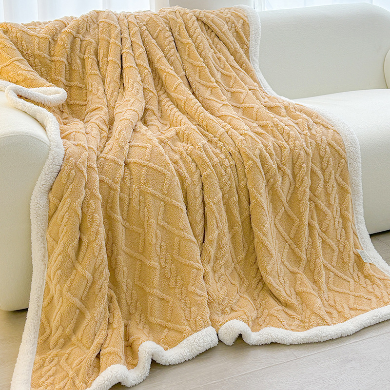 Yellow 180*200cm Double Blanket