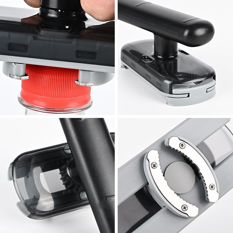 2 pack Black Creative Multi-Functional ABS Can and Bottle Opener - Non-Slip view 4