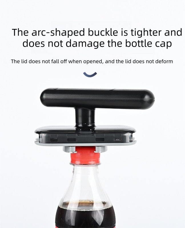 3 pack Black Creative Multi-Functional ABS Can and Bottle Opener - Non-Slip view 3