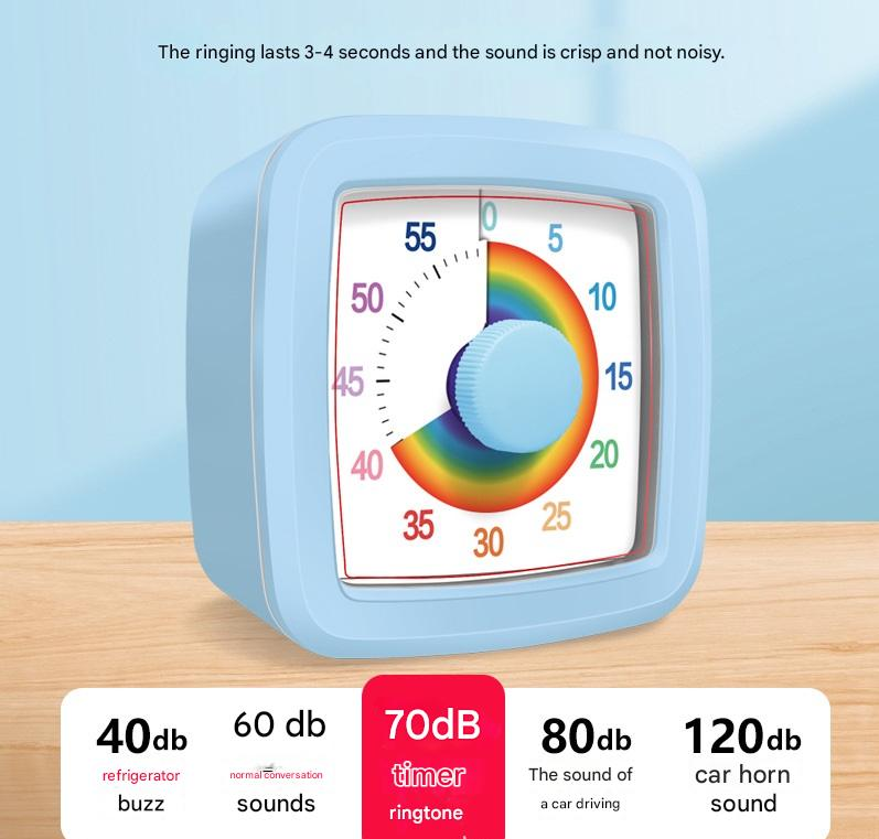 Green Visual timer for kitchen – a 60-minute rainbow countdown timer view 4