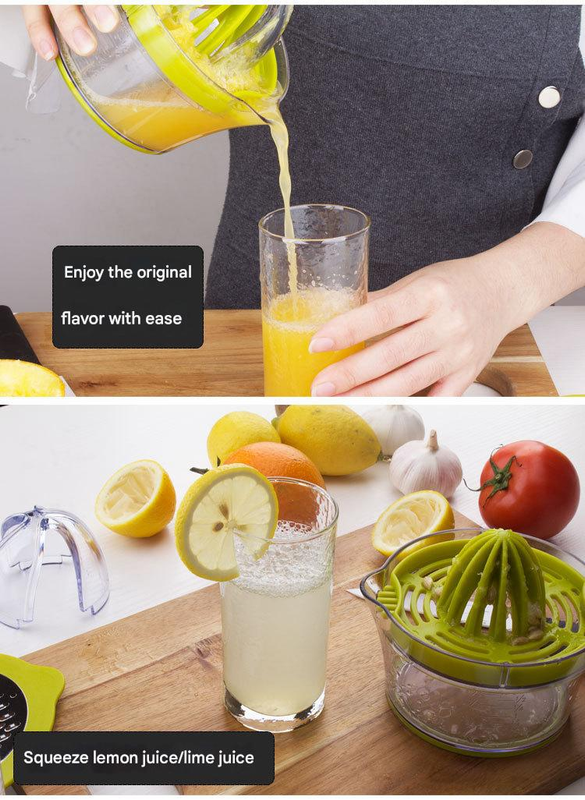 4-in-1 Manual Citrus Juicer with Grater and Egg Separator -Free Multi-Function view 5