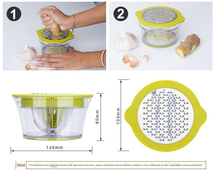 4-in-1 Manual Citrus Juicer with Grater and Egg Separator -Free Multi-Function view 11