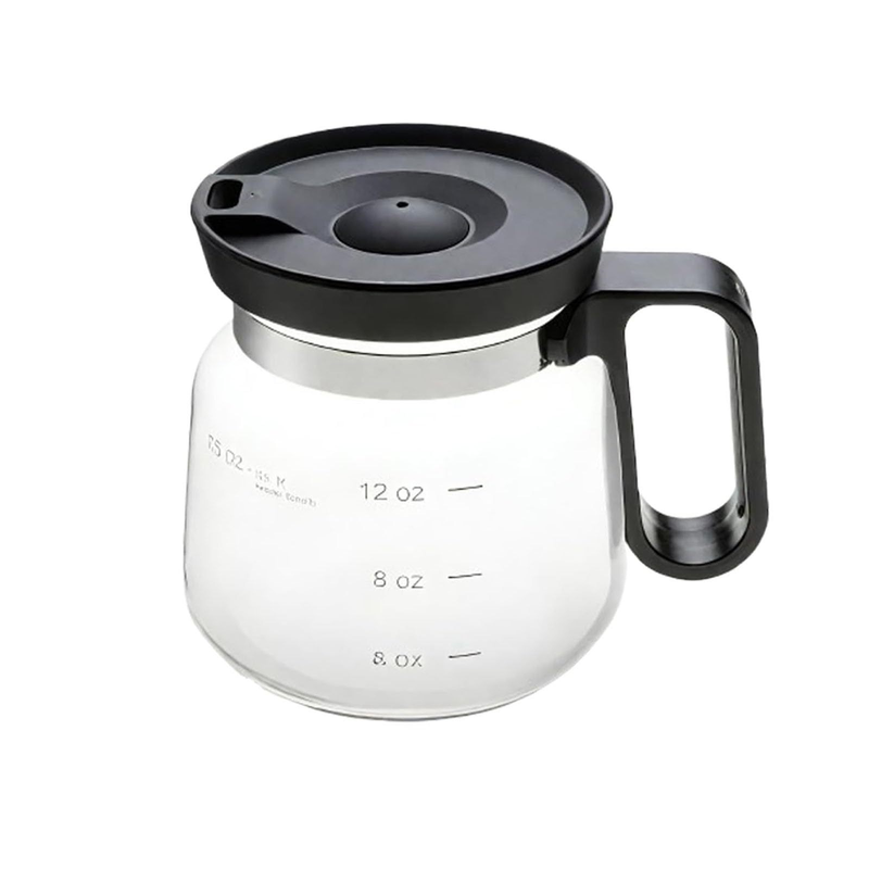 16oz Glass Coffee Mug with Handle and Straw Lid - Heat Resistant Borosilicate