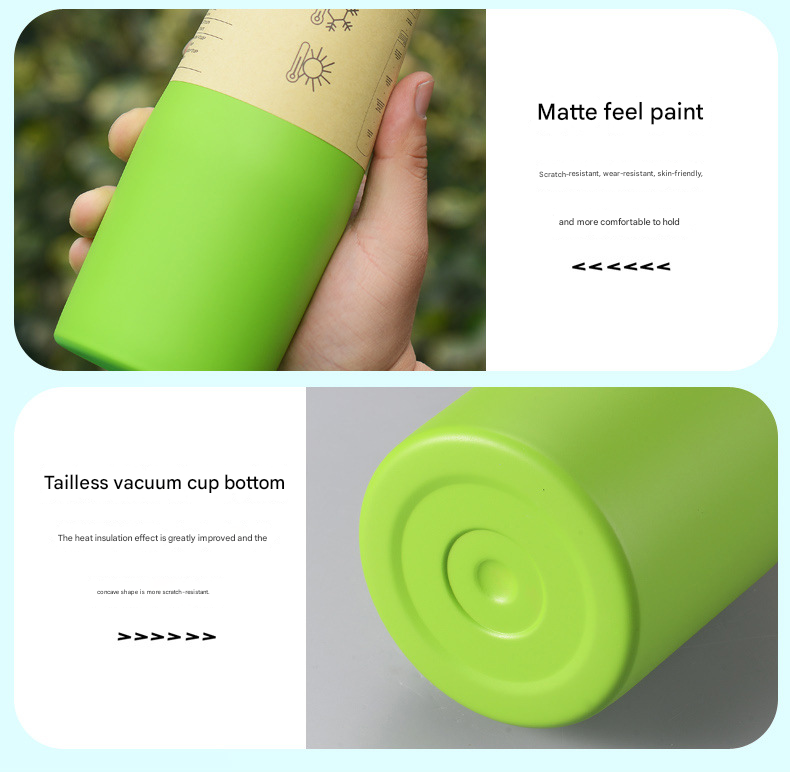 Yellow Premium 304 Stainless Steel Vacuum Insulated Water Bottle - 532ml Large view 12