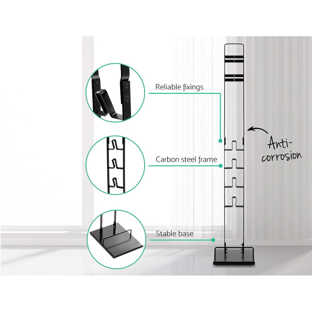 Artiss Freestanding Dyson Vacuum Cleaner Stand for V6 7 8 10 11 Black view 5