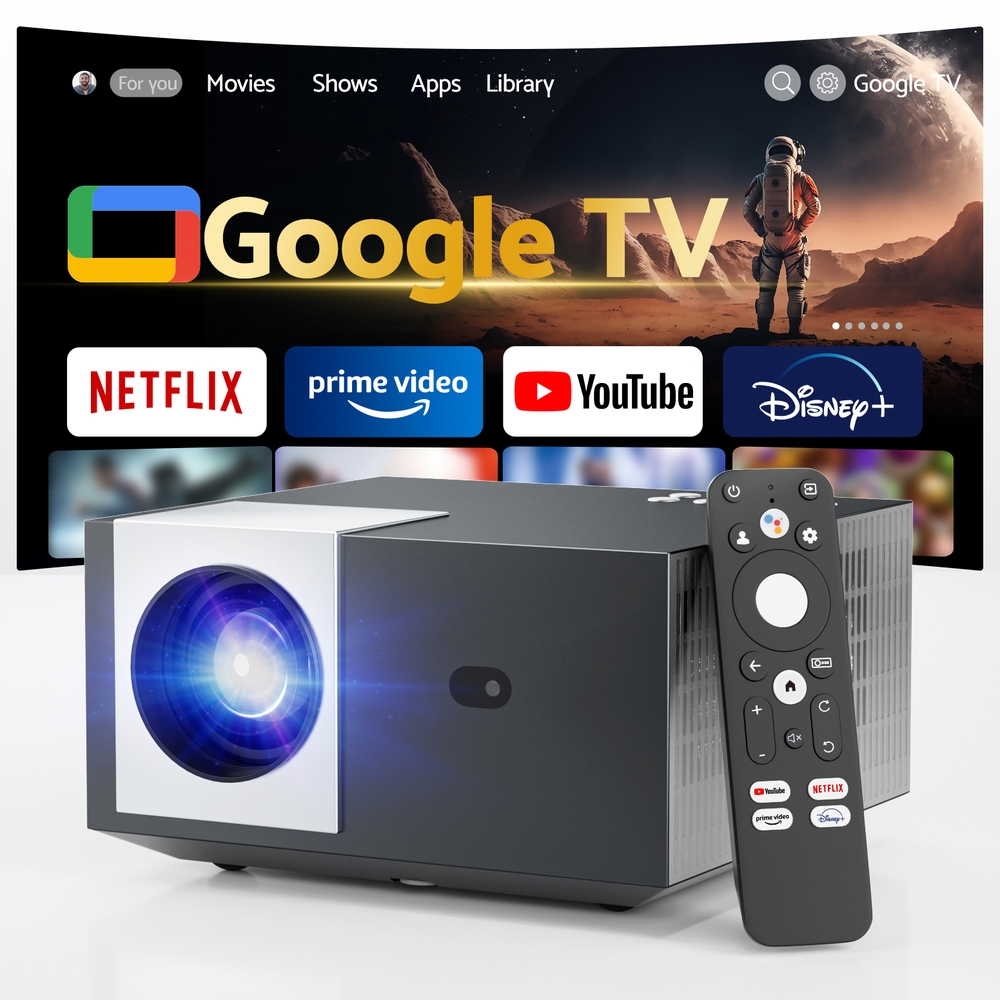 Devanti Video Project 4K 1080P Official Google TV 5G Wifi Home Cinema view 7