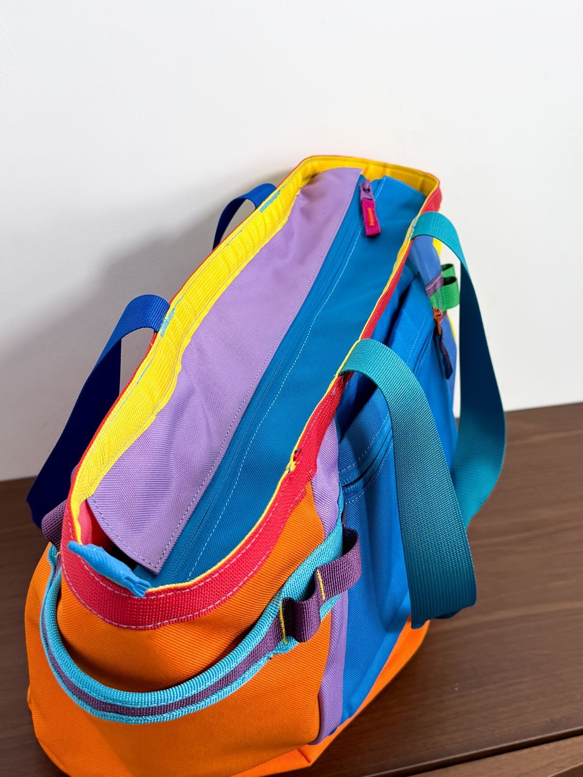 Travel Tote Bag Dopamine Color Tote Spacious Carryall Bag Organized Storage view 12
