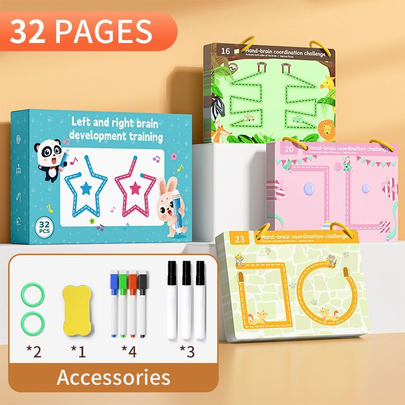 early education cards, dot to dot cards, pen control toys, toddler learning
