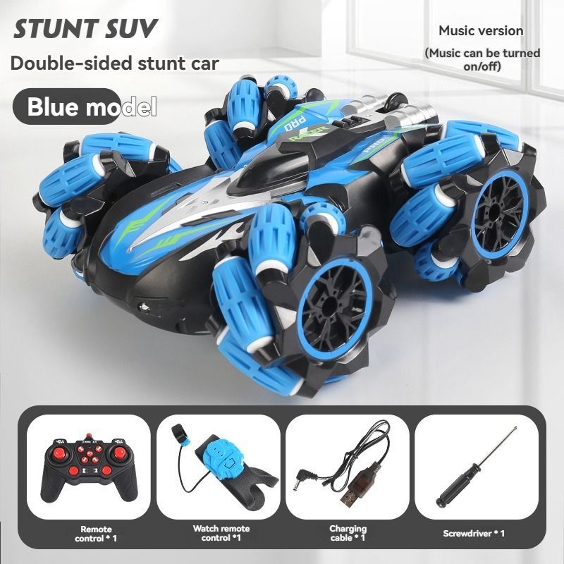 2.4G remote control car, electric stunt car, drifting car, spray function view 2