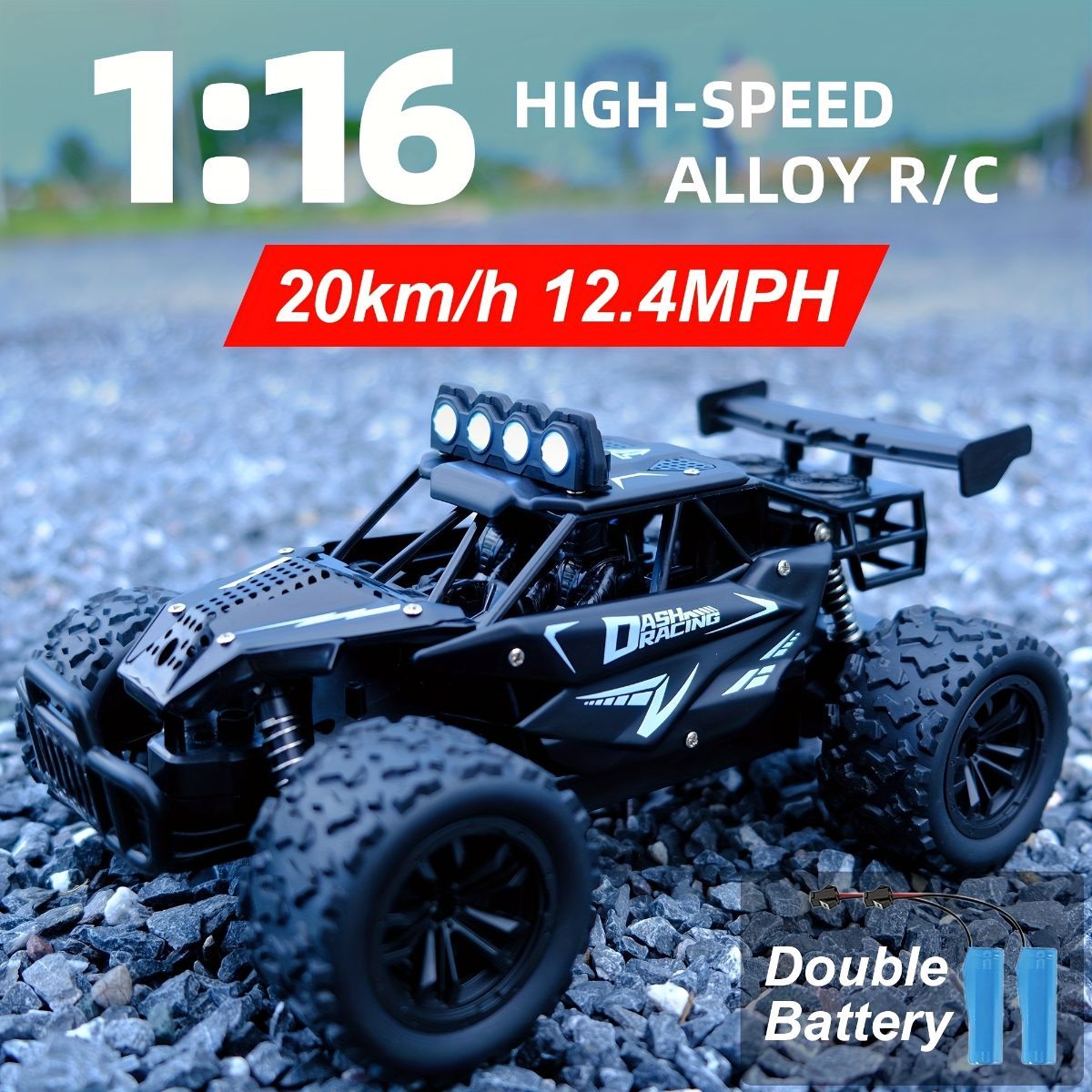 1:16 metal RC car, high-speed drifting, off-road racing car, boys toy car view 12