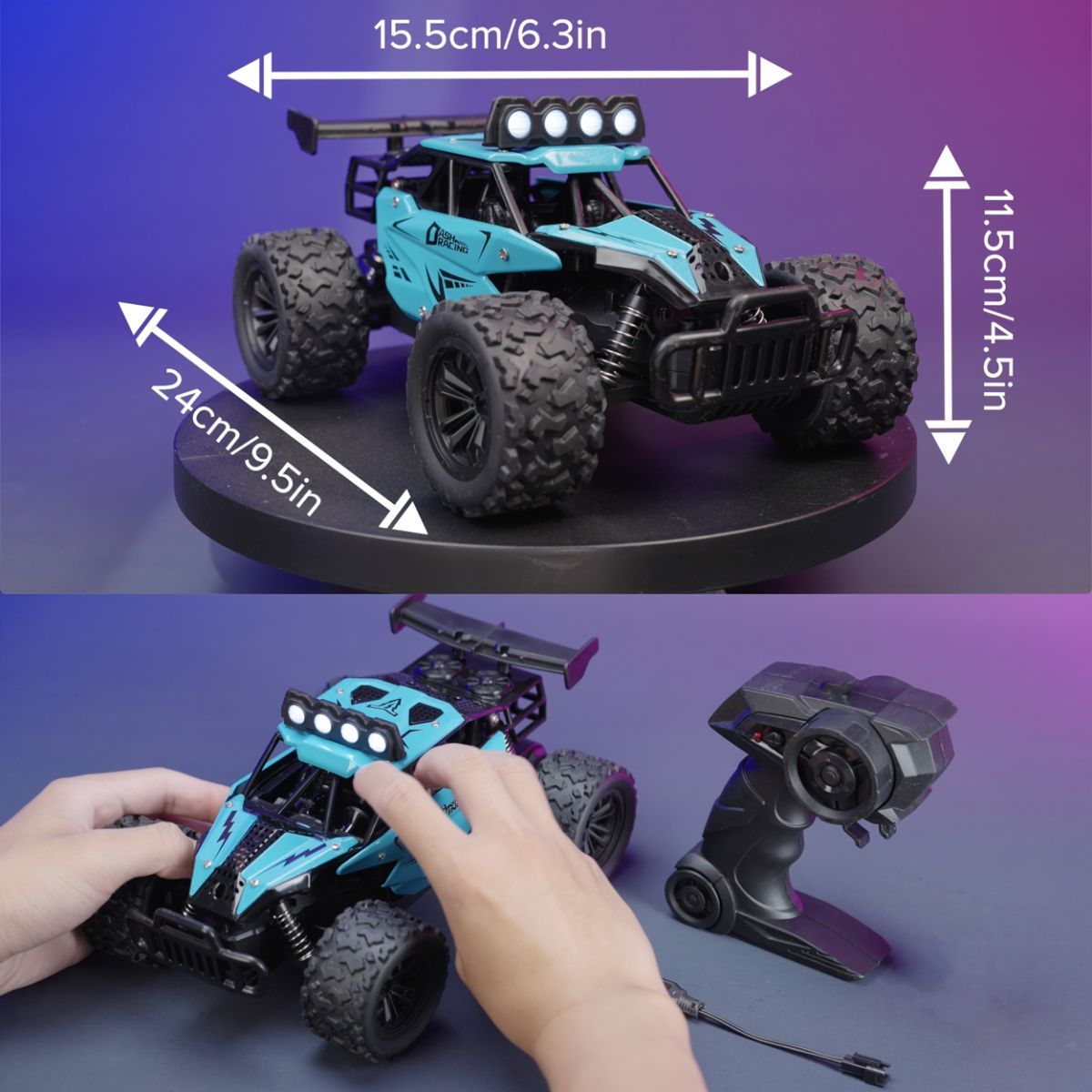 1:16 metal RC car, high-speed drifting, off-road racing car, boys toy car view 14