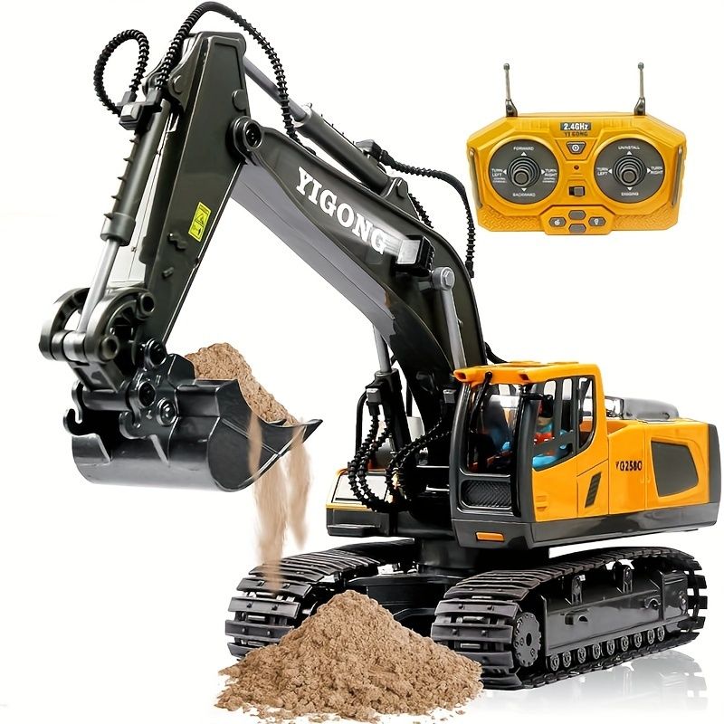 2.4G Remote Control Excavator Alloy Excavator Model Engineering Car Remote