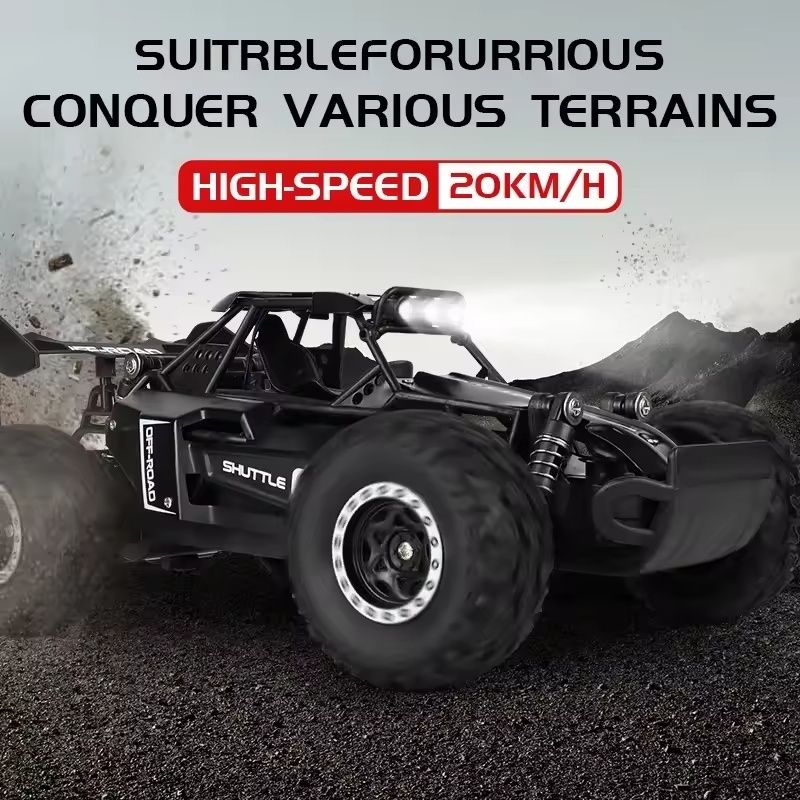 All terrain electric toy car