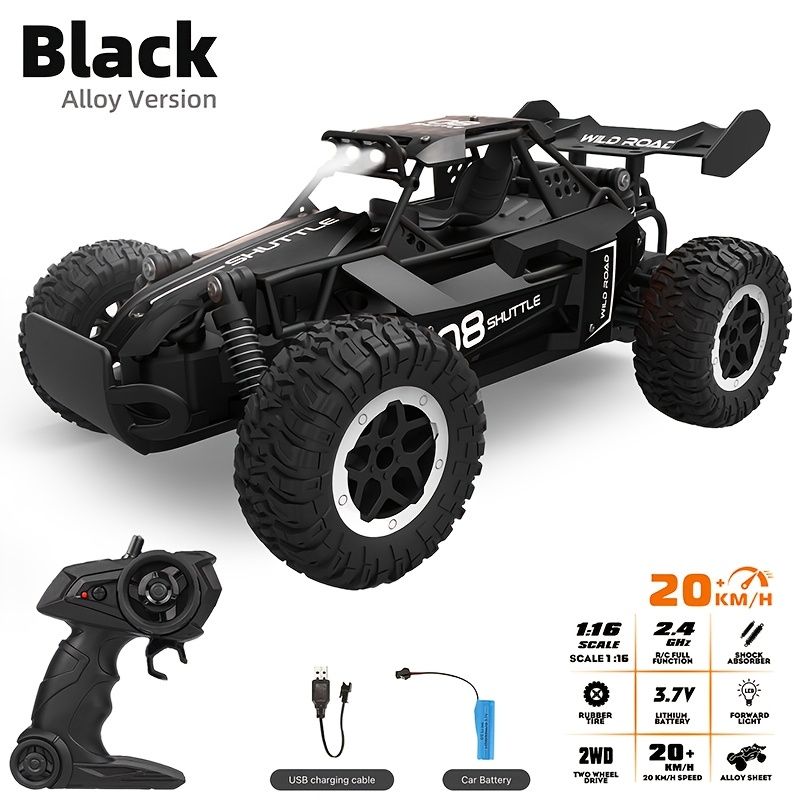 All terrain electric toy car view 2