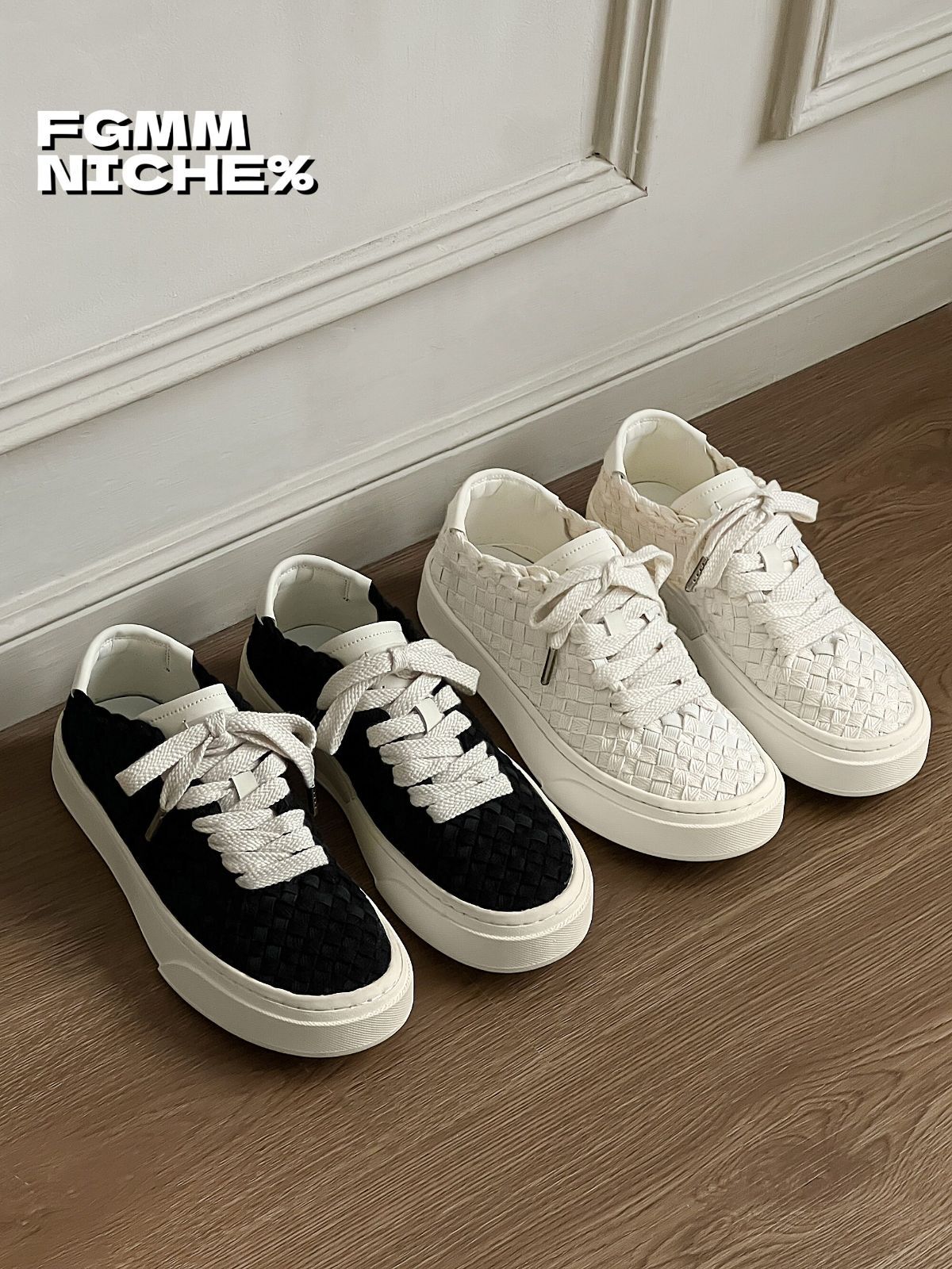 M-SHOE-81835 - Black and white - Size 9(AU9/EU42) view 7