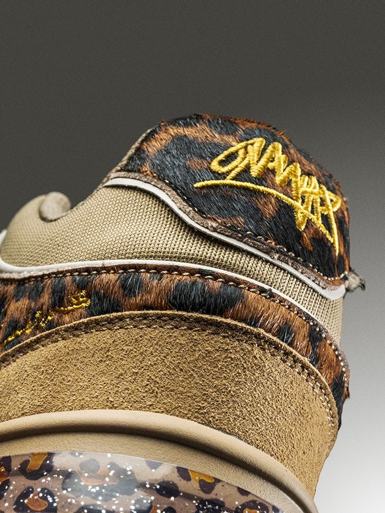 Leopard Print Sneakers Platform Chunky Shoes High-Top Casual Shoes Unisex view 5