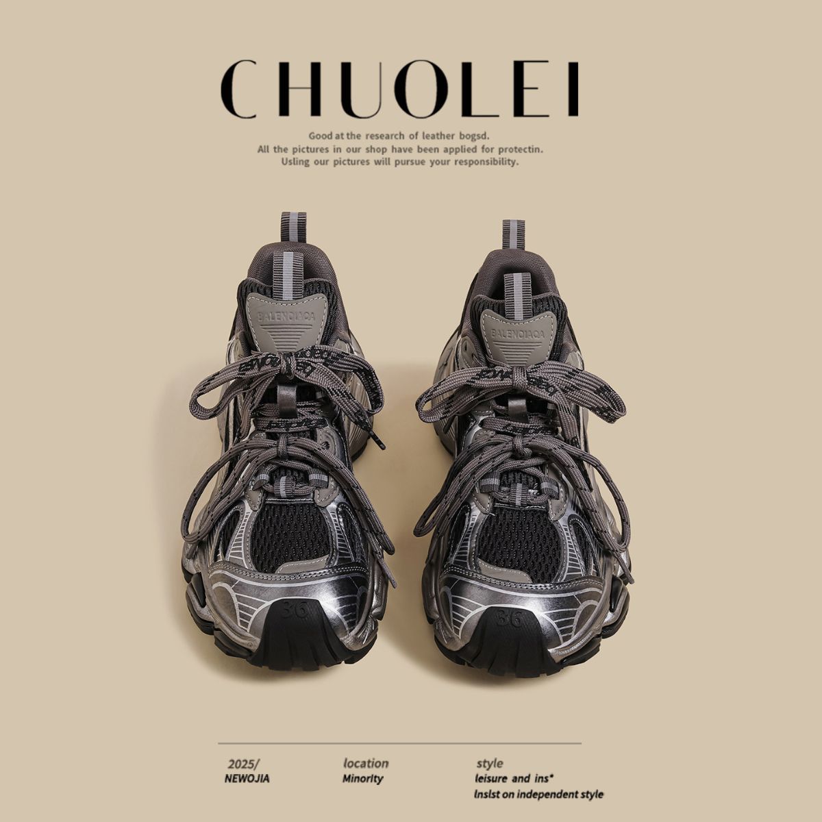 M-SHOE-37089 - Gray - Size 6(AU6/EU39) view 13
