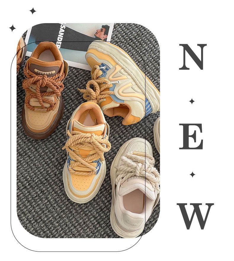 Amber Sneakers Vintage Unisex Shoes Couple Sneakers Classic Court Shoes view 2