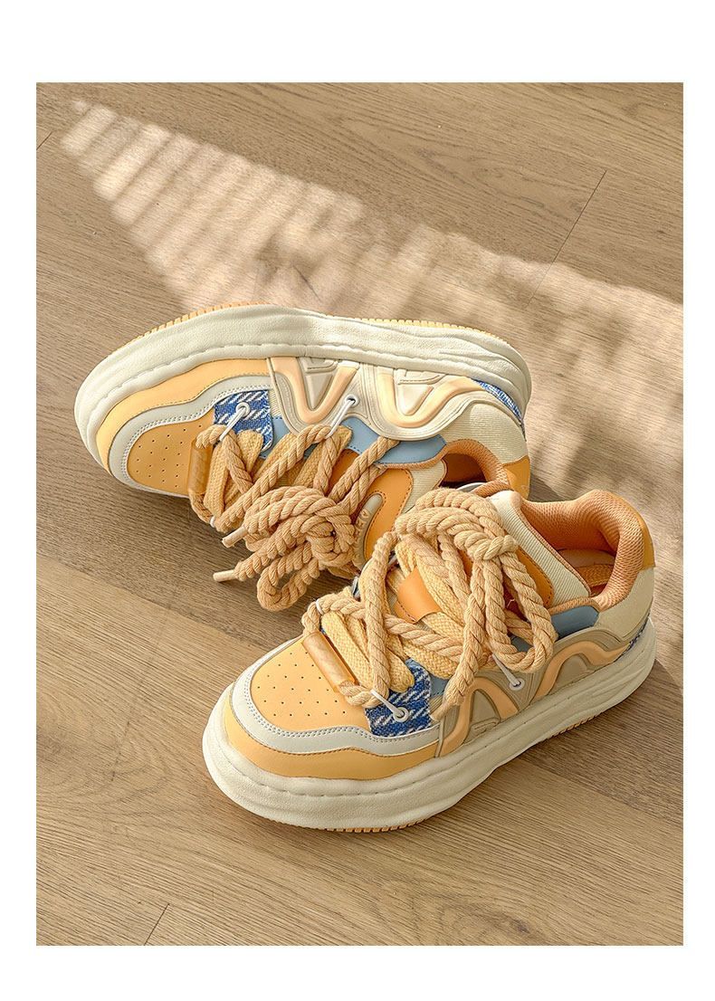 Amber Sneakers Vintage Unisex Shoes Couple Sneakers Classic Court Shoes view 3