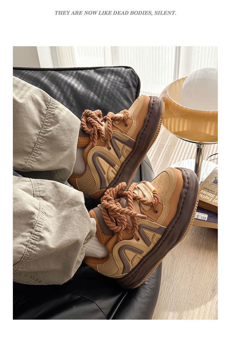 Amber Sneakers Vintage Unisex Shoes Couple Sneakers Classic Court Shoes view 9