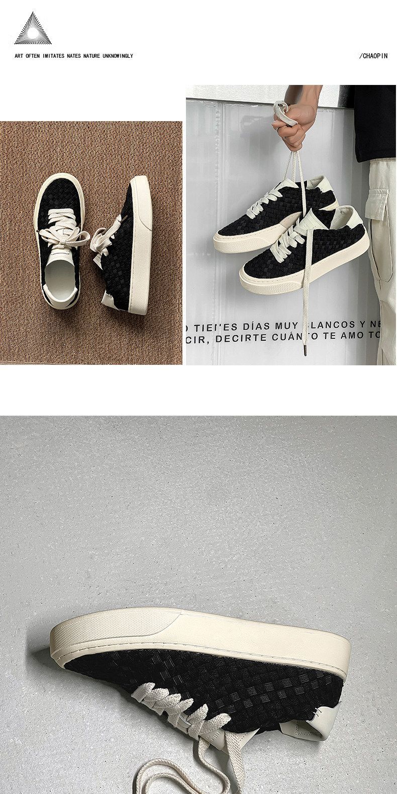 M-SHOE-81835 - Black and white - Size 7(AU7/EU40) view 14