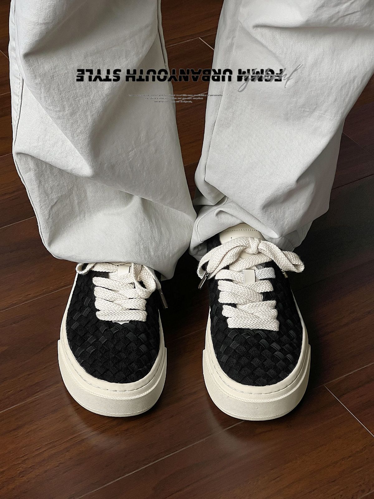 M-SHOE-81835 - Black and white - Size 7(AU7/EU40) view 15