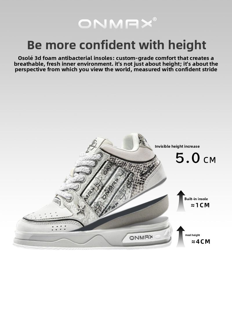 Women'S Casual Board Shoes Silver Snake Sneakers Trendy Women'S Sneakers view 6