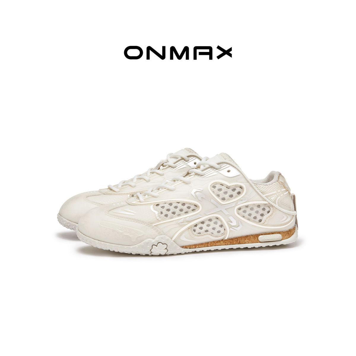 women's casual shoes, four-leaf clover shoes, cut-out sneakers, breathable view 8