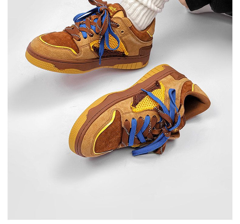 Vintage Sneakers Retro Skate Shoes Couple Matching Shoes Unisex Canvas Shoes view 9