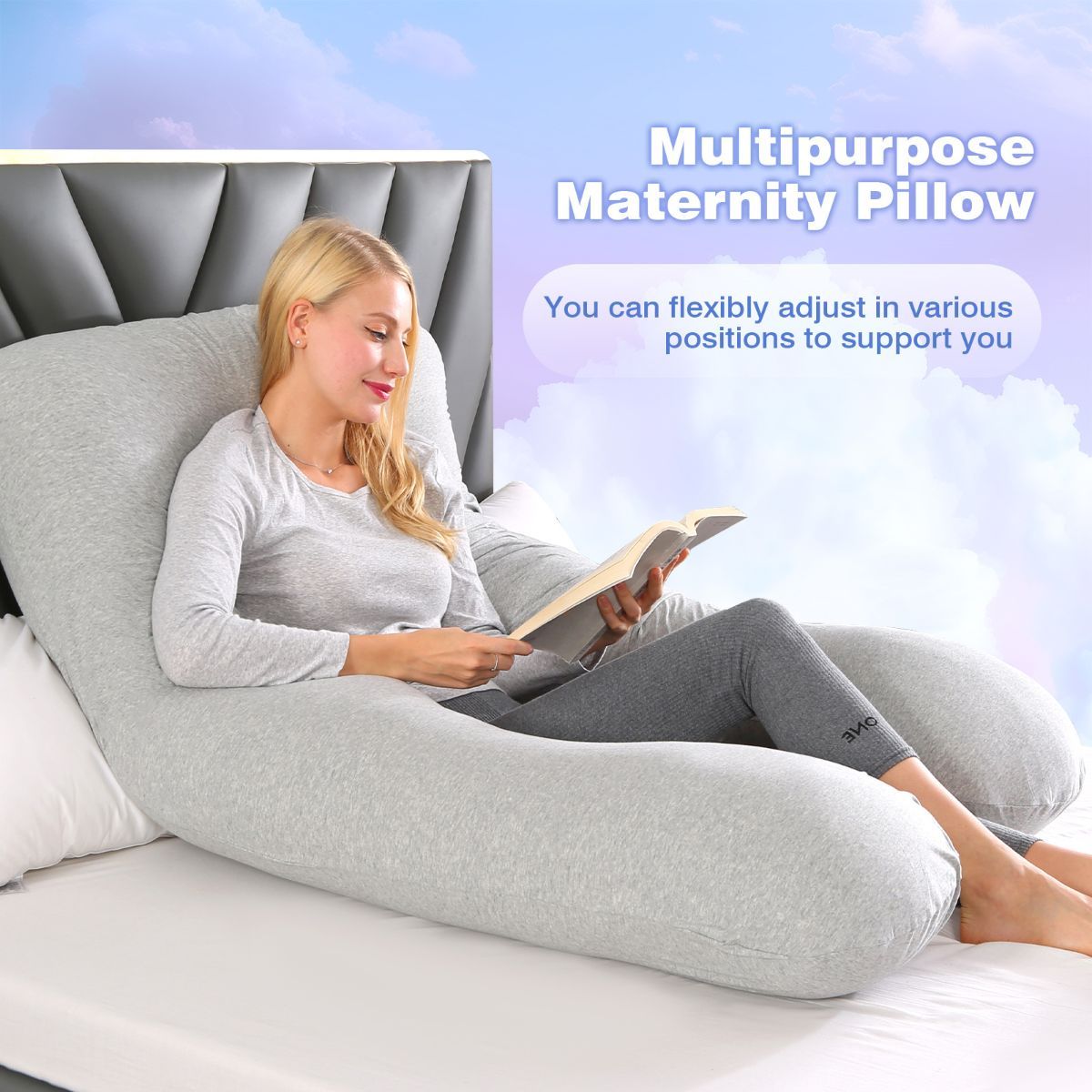 Maternity Pillow U-Shaped Pregnancy Pillow Pregnancy Body Pillow Breastfeeding view 7