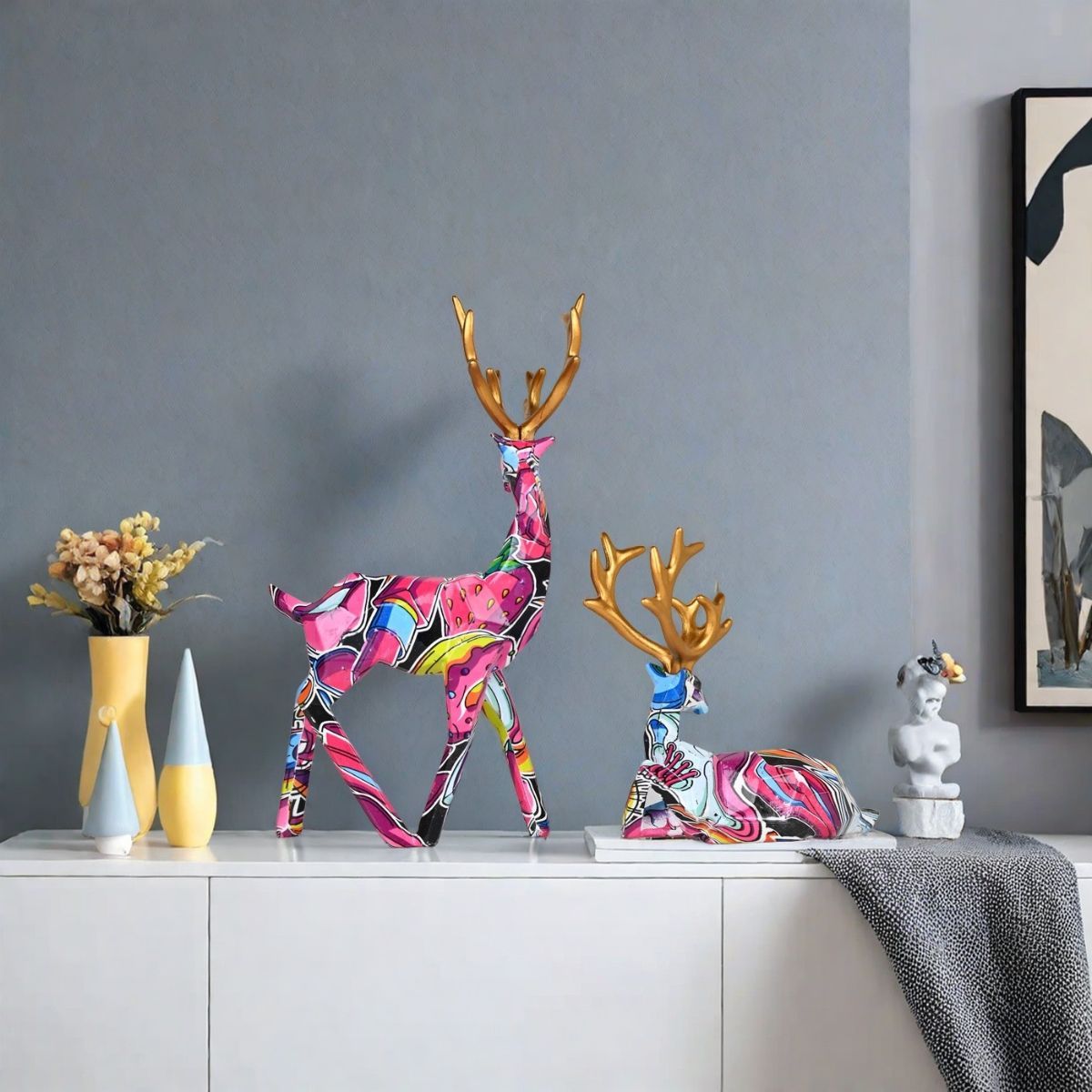 Christmas reindeer decorations view 5