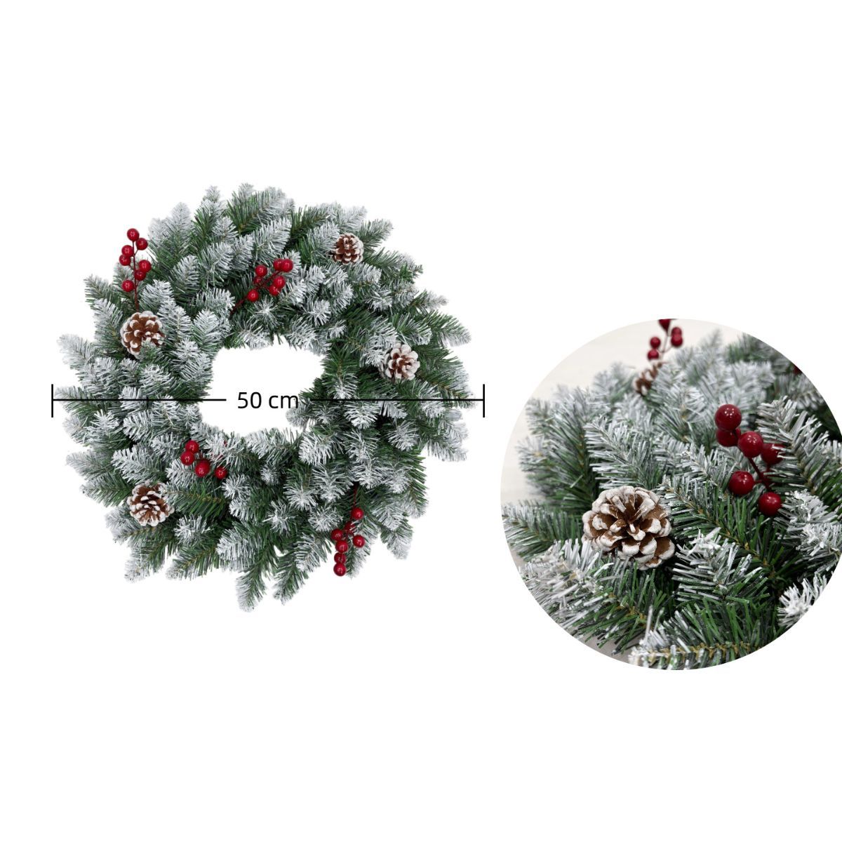 artificial Christmas wreath — image 1