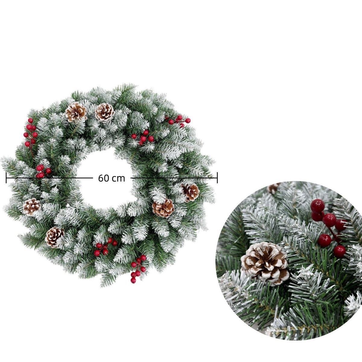 artificial Christmas wreath — image 1