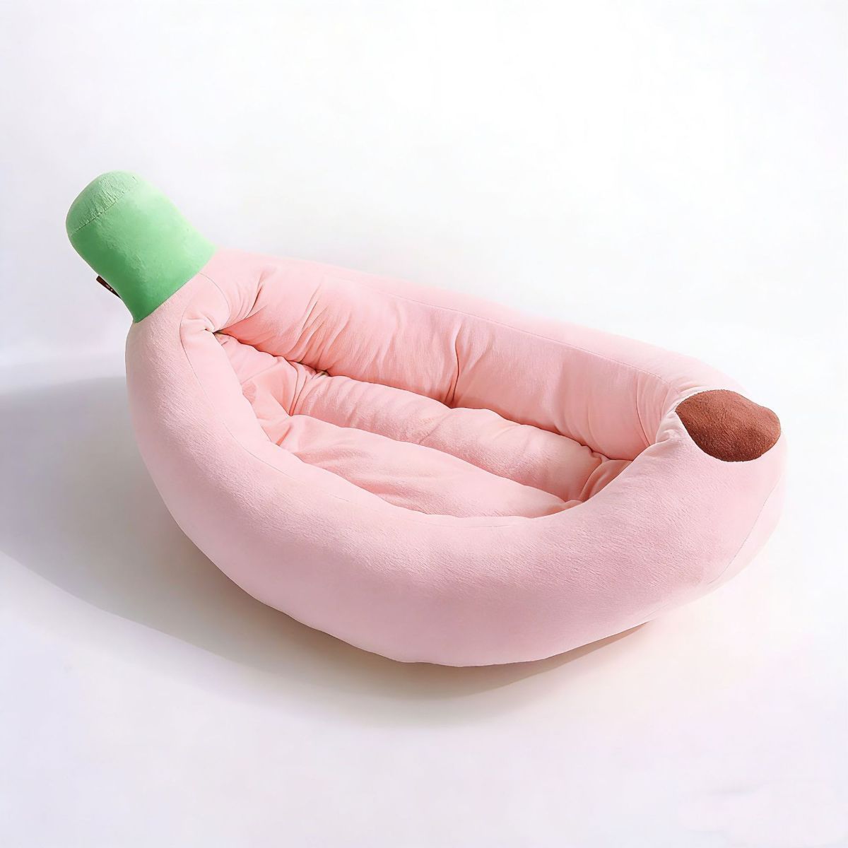 Banana-Shaped Pet Bed Removable Washable Pet Bed Small Medium Dog Bed Cat Bed view 2