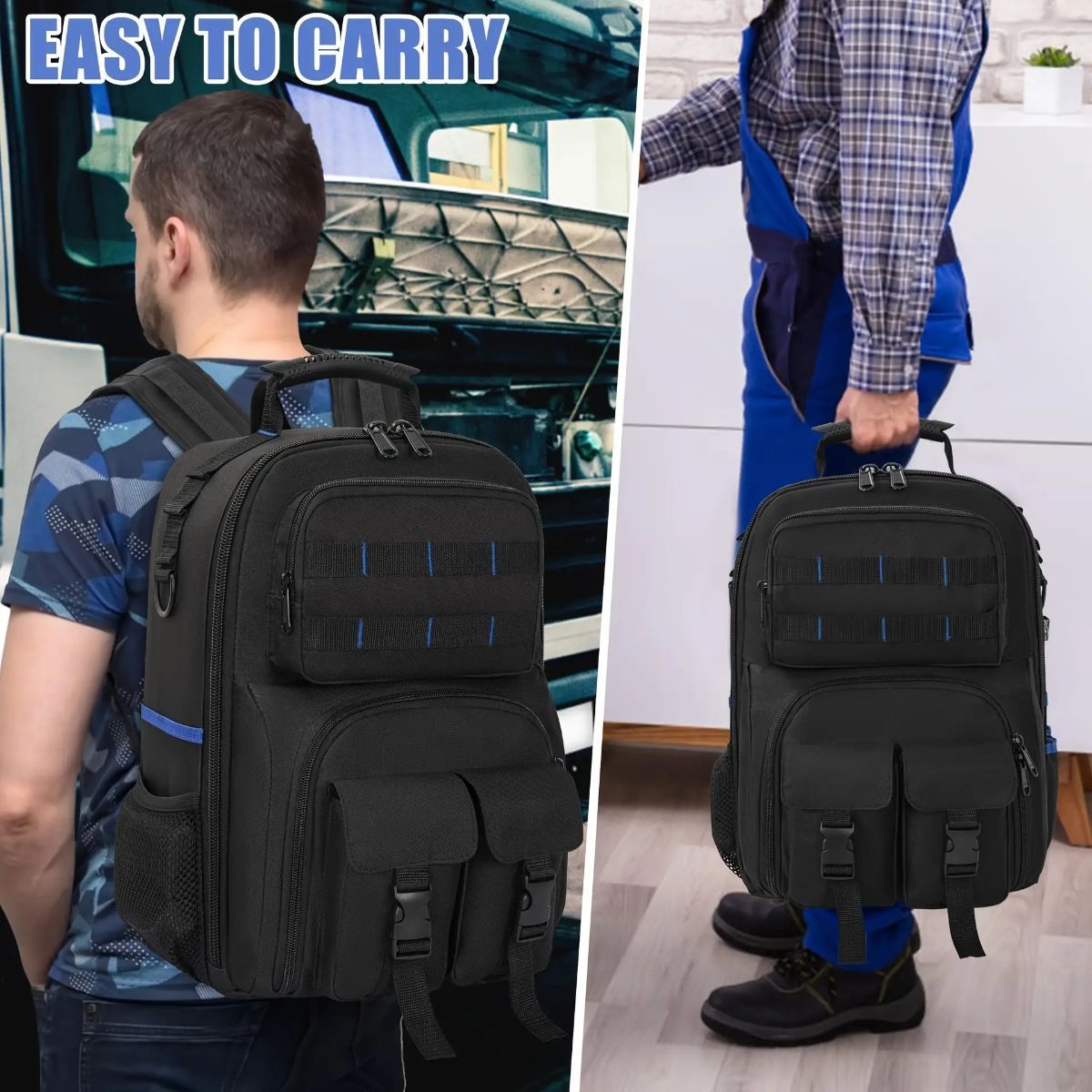 Tool Backpack Tool Storage Professional Tool Bag DIY Tool Backpack Tool view 8