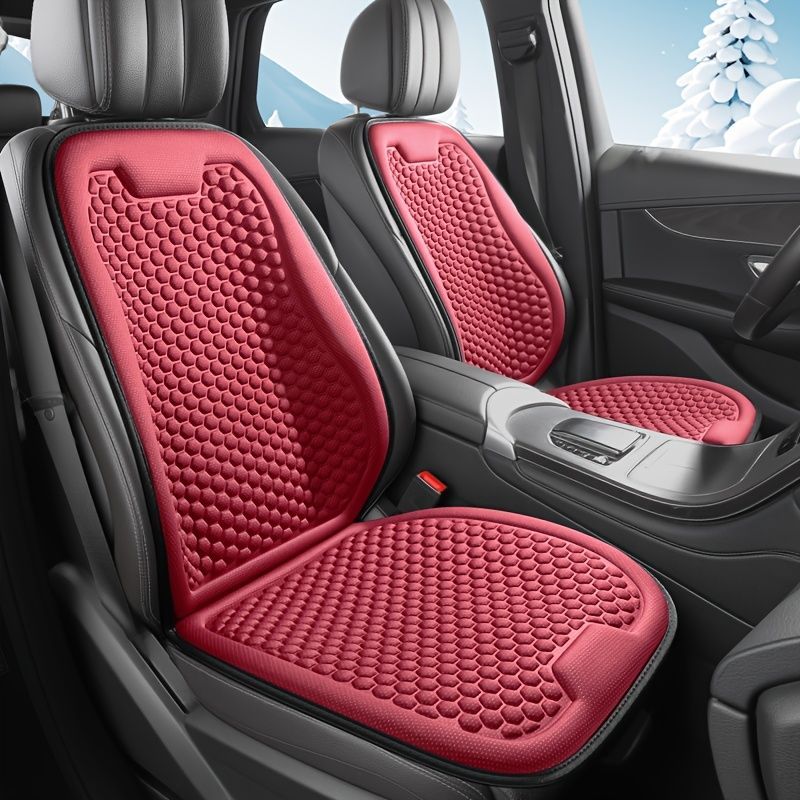All-Season Car Seat Cushion Sedan Seat Cushion SUV Seat Cushion Car Seat - Red — image 1