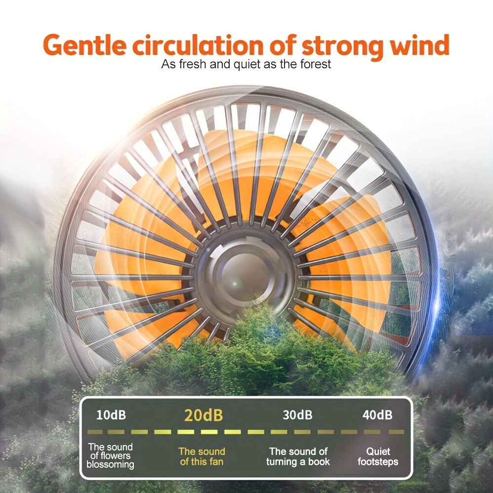 3-Head Car Circulating Fan with Multi-Directional Airflow view 10