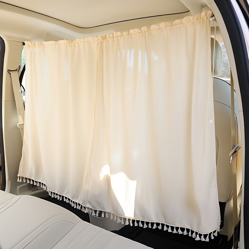 car window curtains, car privacy curtains, sun blocking car curtains, UV view 7