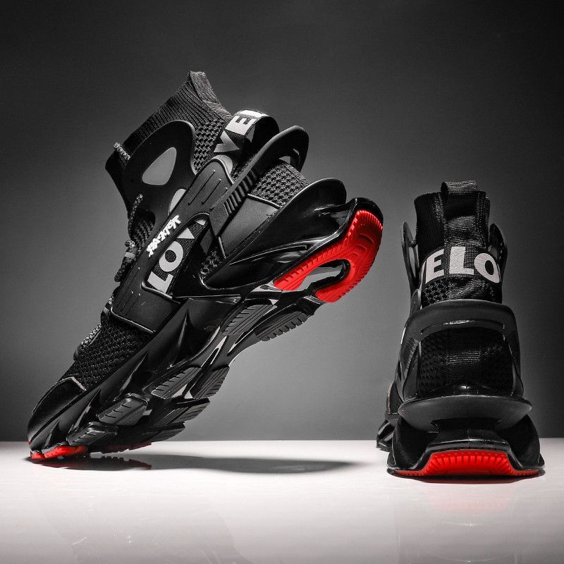 Men'S Casual Shoes Blade Style Shoes Breathable Sports Shoes Shock Absorbing view 3