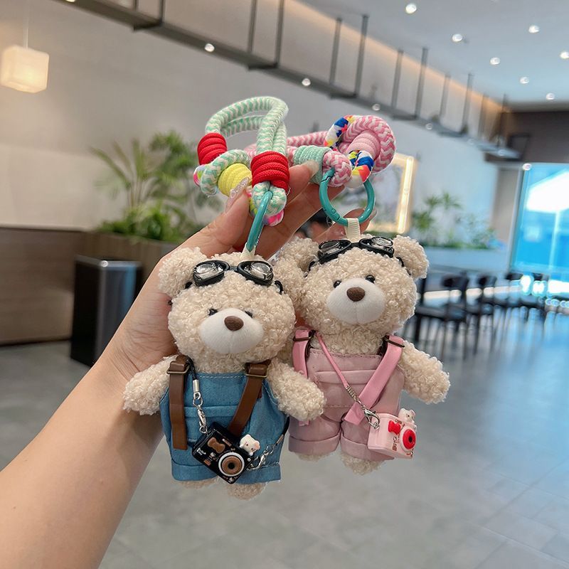 cute teddy bear keychain view 7