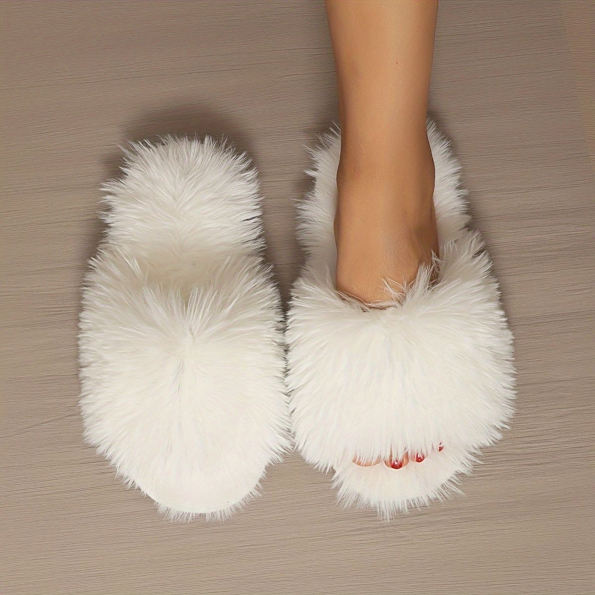 Women'S Furry Slippers High-Quality Slippers Comfortable Slippers Trendy view 9