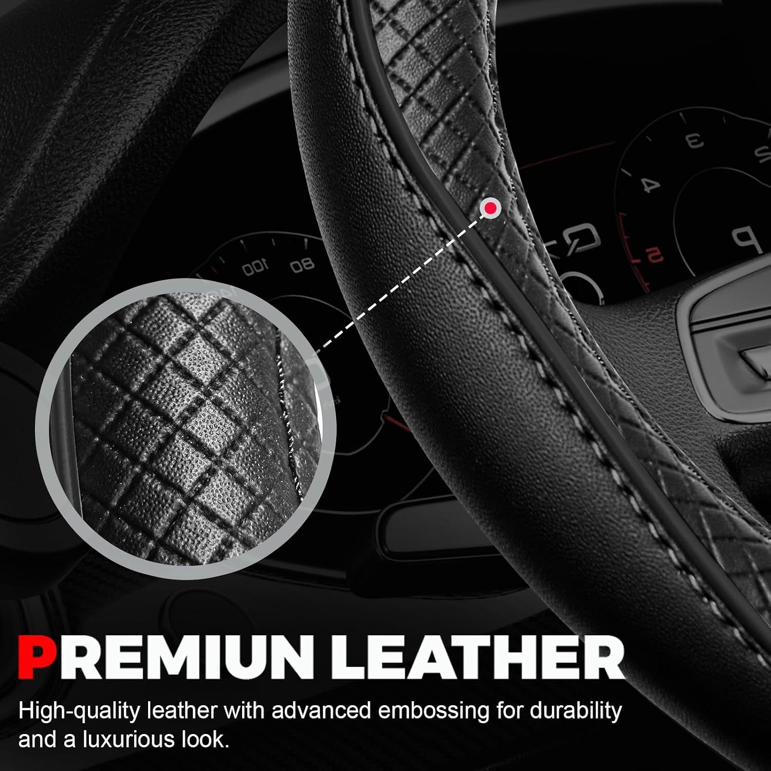 Car Steering Wheel Cover view 5