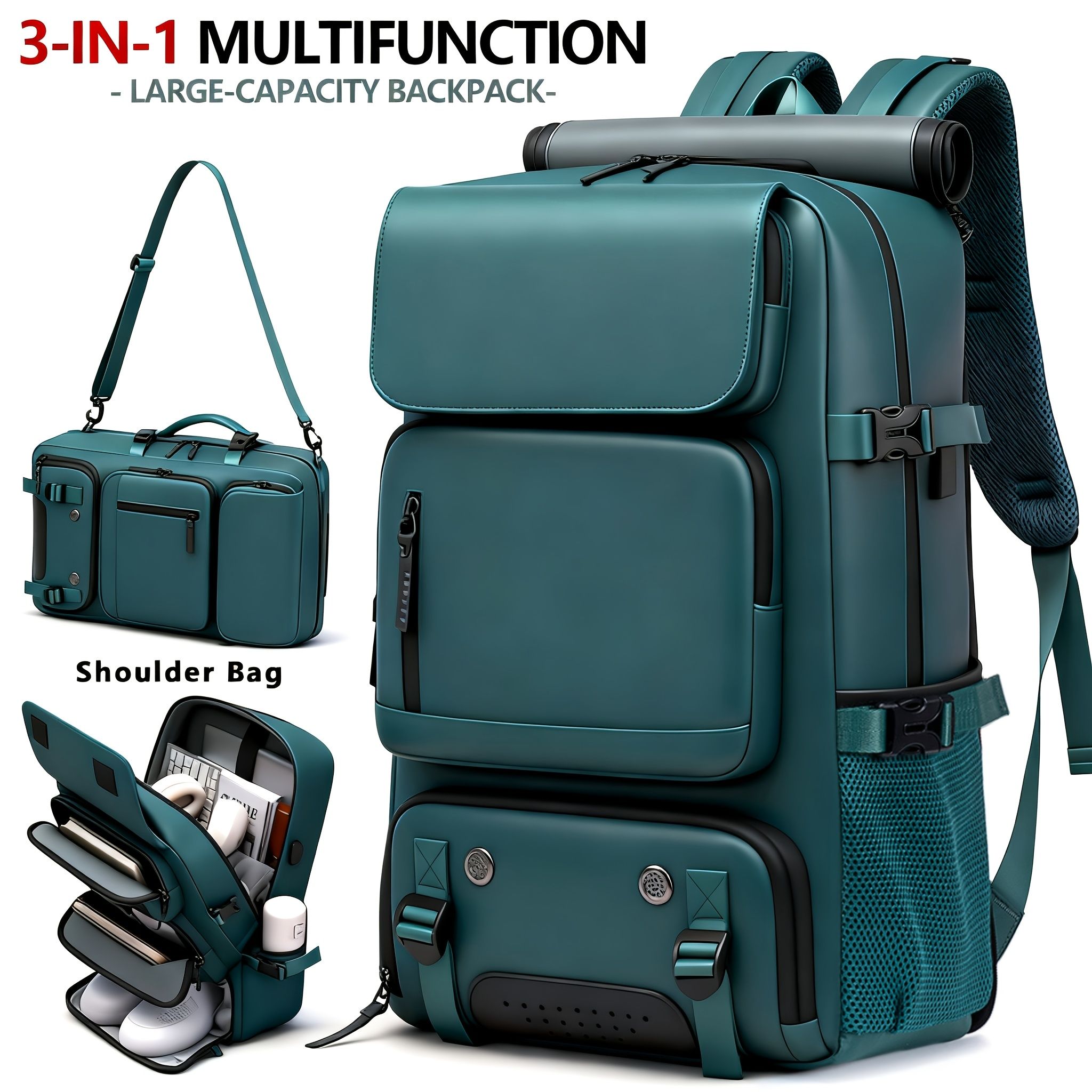 18.1-inch Easy-Travel Bag (46×30×16 cm): Four carrying modes in one bag view 2