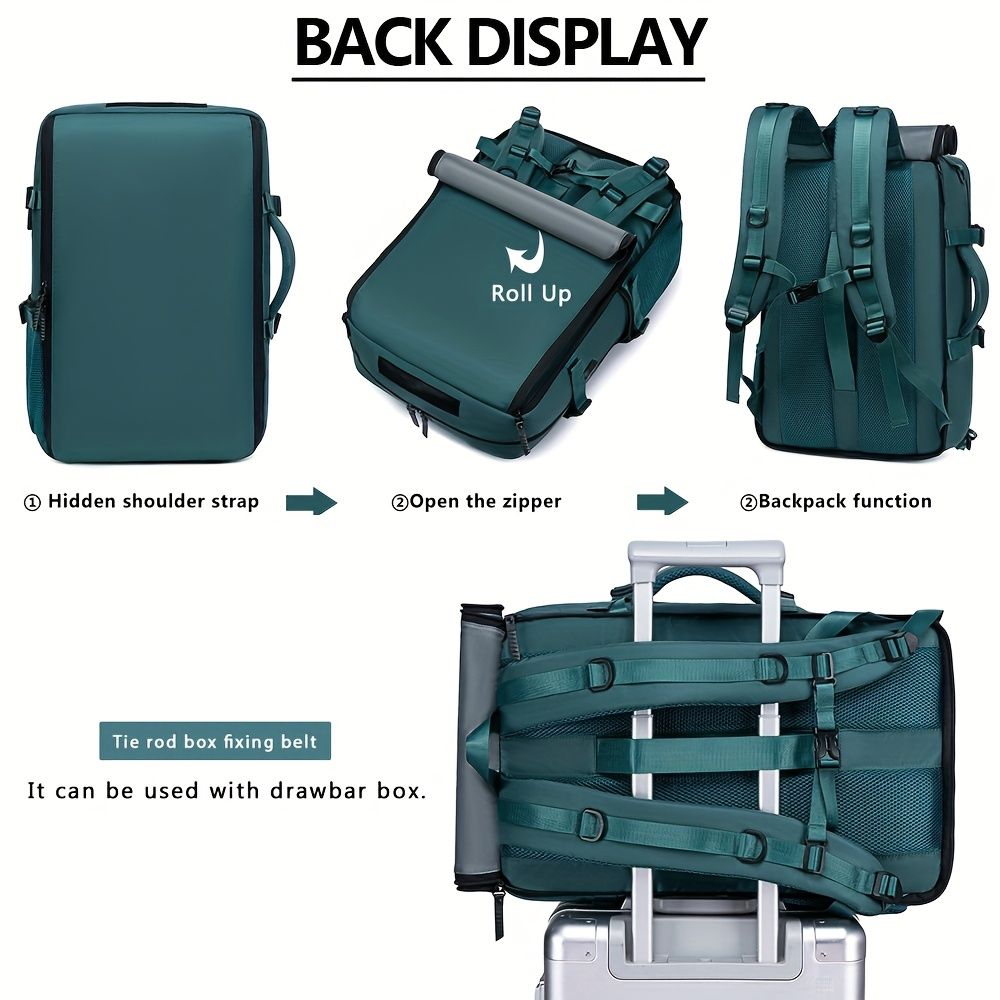 18.1-inch Easy-Travel Bag (46×30×16 cm): Four carrying modes in one bag view 8