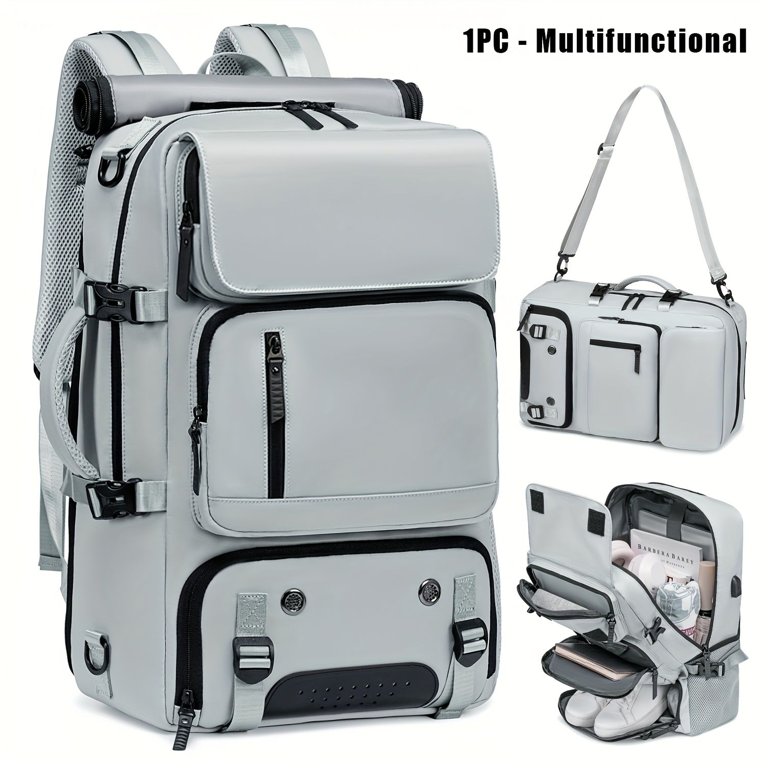 18.1-inch Easy-Travel Bag (46×30×16 cm): Four carrying modes in one bag view 12