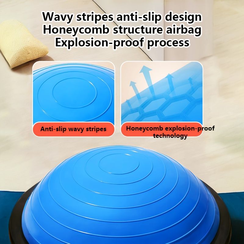 Hemisphere Trainer – Portable Inflatable Balance Trainer view 10